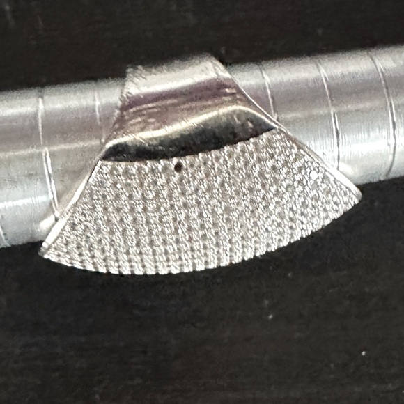 Beautiful Silver Statement Ring With Pave Cubic Zirconia Size 7 - Picture 5 of 7